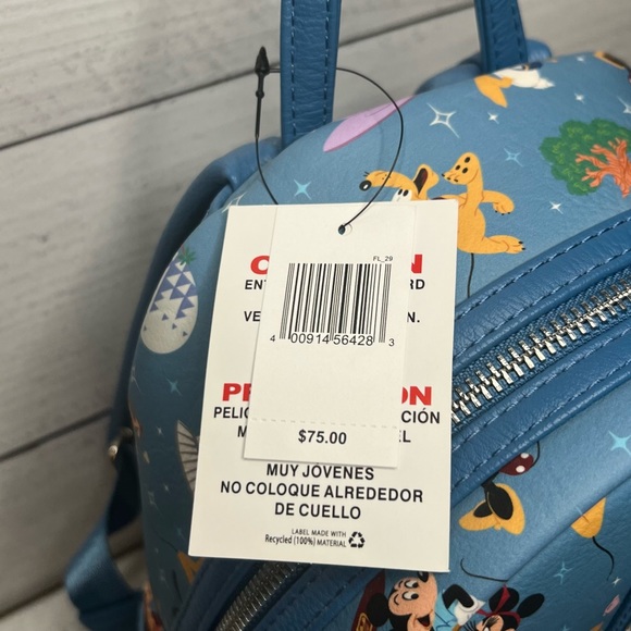 New with Tags Walt Disney World Loungefly Backpack - Picture 2 of 2